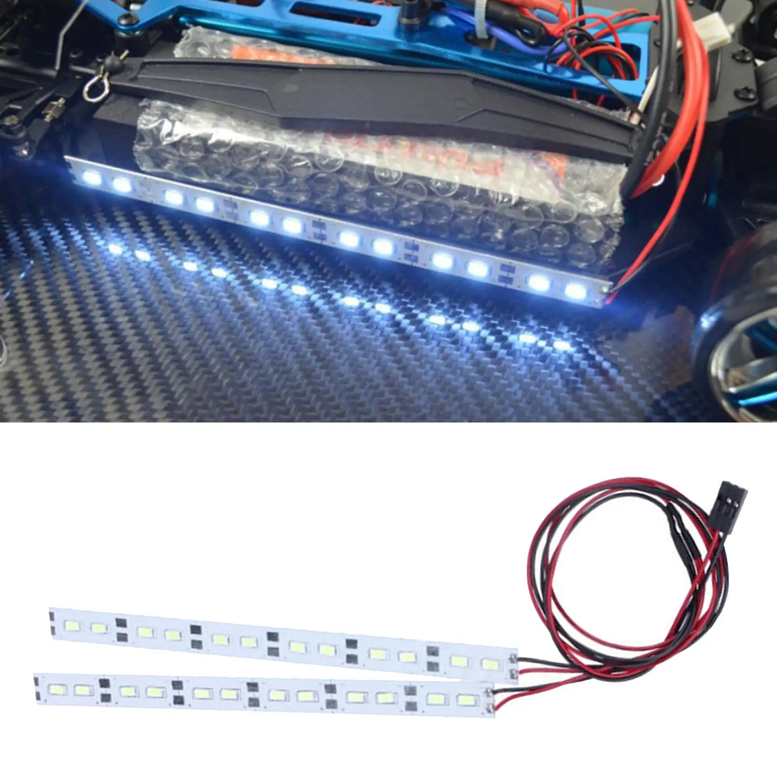 RC 24Leds Chassis Licht Decoratieve LED-strip 6V /10 1/8 RC Auto