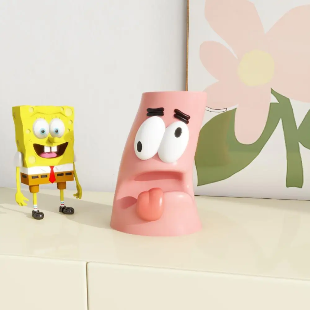 

Patrick Star funny pen container Office desktop storage SpongeBob SquarePants Creative decoration boys and girls Birthday gifts
