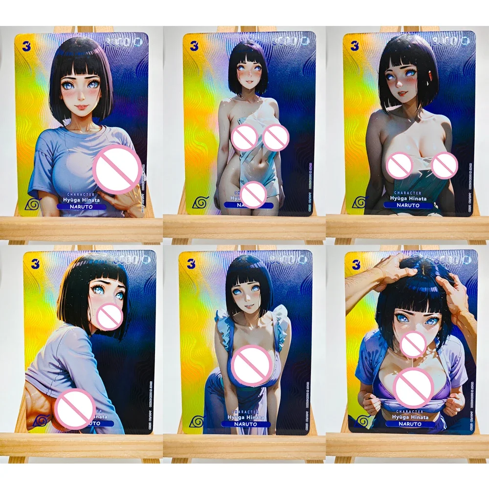 One Piece Hancock Nami Yamato Uta Luffy Viviy Hinata DIY 9PC Texture หักเหคอลเลกชันการ์ด Rainbow flash เลเซอร์ของขวัญวันเกิด