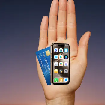 Nový ONEMYTH M17 Pro Mini Smartphone 4G Dual SIM 4.0'' HD Full Screen 2000mAh 2GB + 16GB 3GB + 64GB Android 12 Play Store Malá velikost 6 nejlepší prodej sójové XS Mini - №4