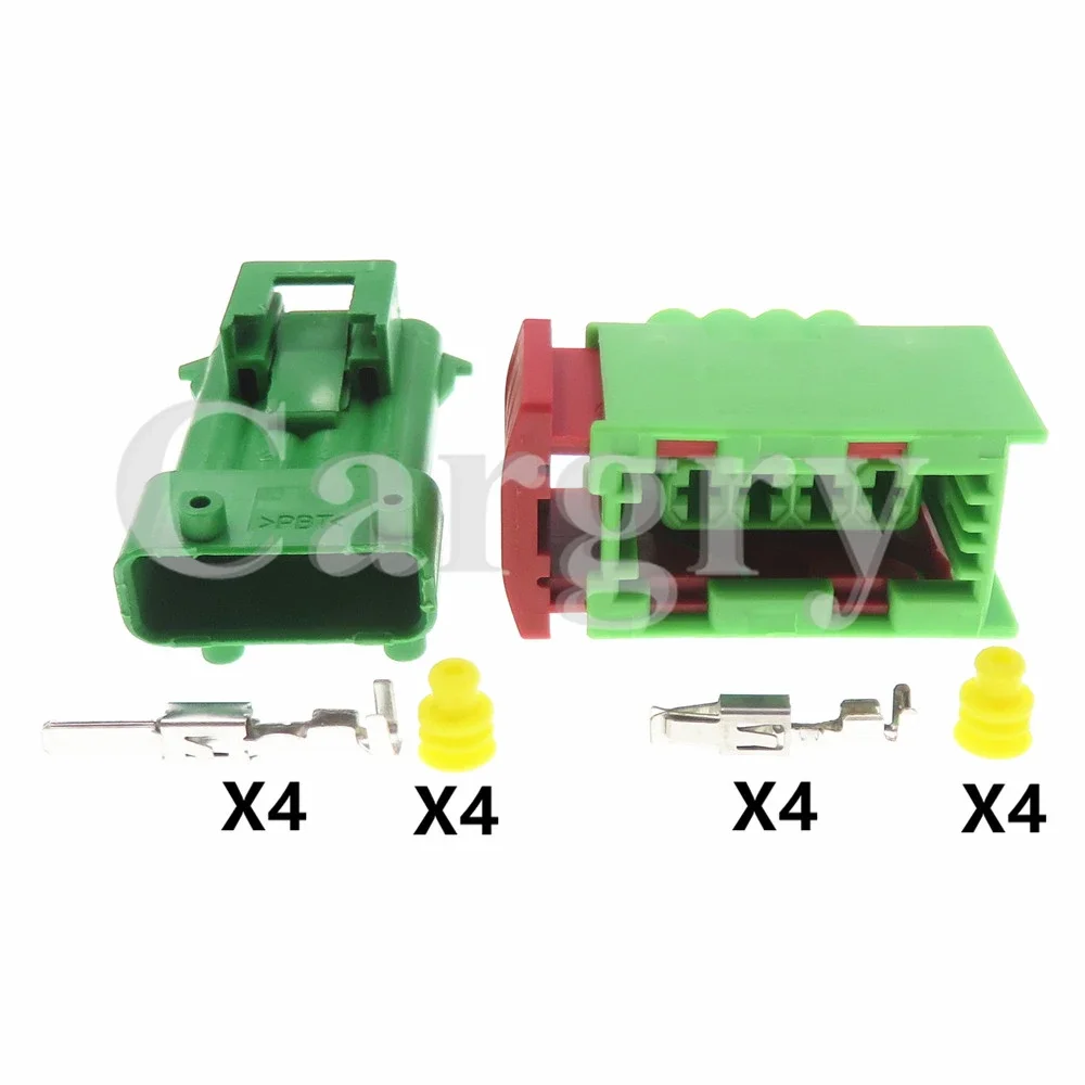 1 Set 4P AC Assembly Auto Accessories 144998-6 185001-6 Car Oxygen Sensor Cable Harness Sealed Socket For Peugeot 307 206