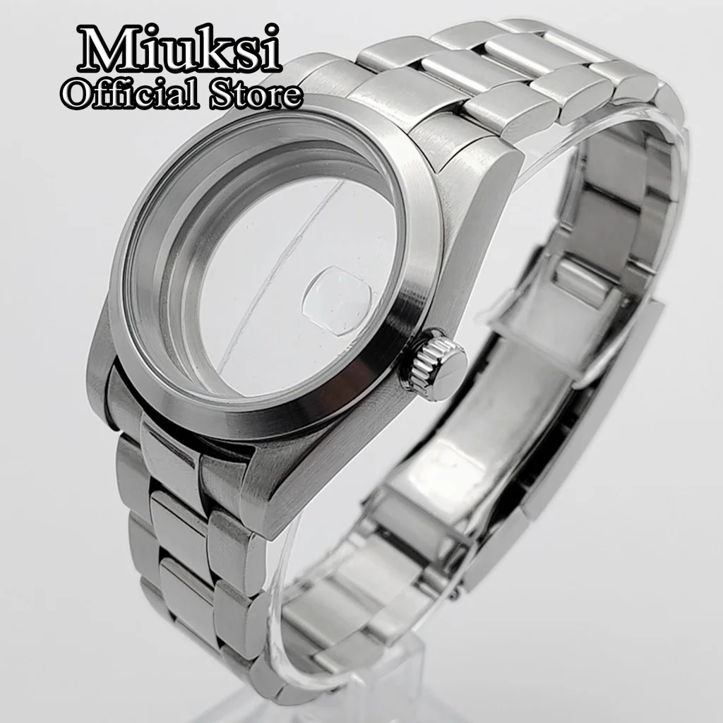 Miuksi 36mm/39mm brushed case sapphire glass fit NH35 NH36 ETA2824 2836 Miyota 8205 8215 821A PT5000 DG2813 3804 movement