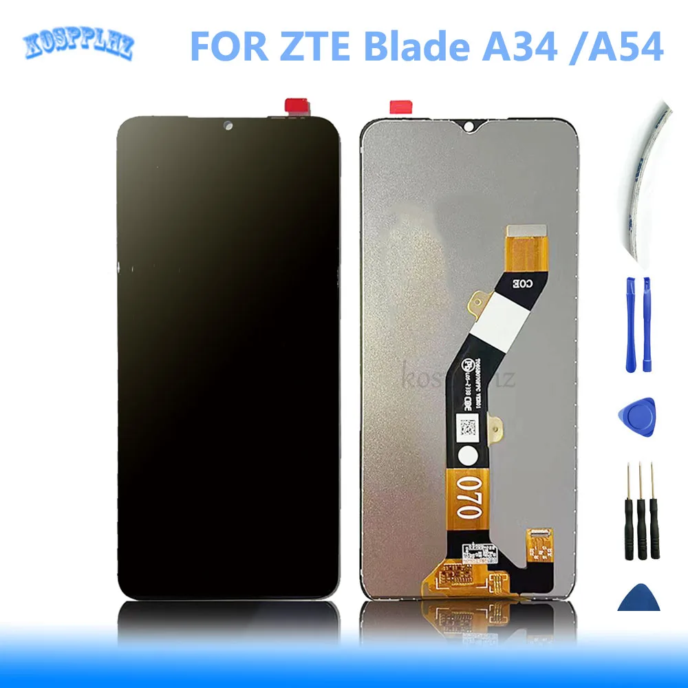 For ZTE Blade A34 Display Touch Screen Digitizer Assembly For ZTE Blade A54 A34 LCD New Tested 6.6