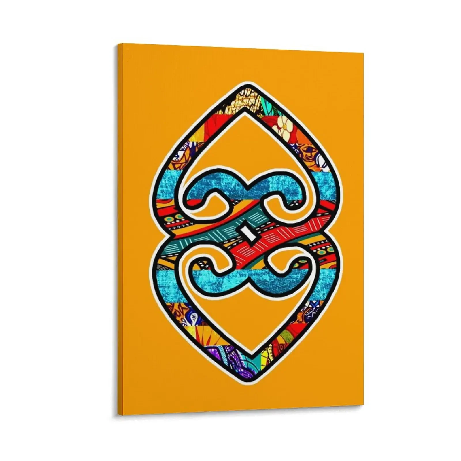 

Asase ye Duru Tribal Canvas Painting decorative wall canvases Home decoration Bedroom deco Decoration home