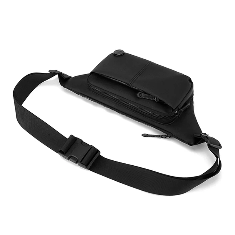 Men Waist Fanny Pack Sling Chest Bum Bag Male Hip Belt Pack Bags Multi-purpose Waterproof Nylon Running Sports Casual Travel