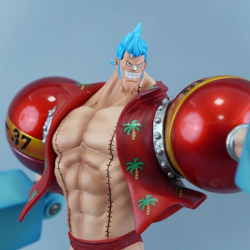 Estatua de doble cabeza Lx Franky Gk de una pieza, 28cm, figura Gk, plataforma exclusiva, personaje de dibujos animados, exquisitos adornos de escritorio