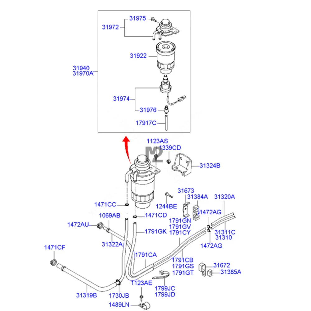 Motor Reserveonderdelen Brandstofpompdop Voor Hyundai Starex H1 H-1 H100 H-100 Libero Galoper 3197043201 31970-43201