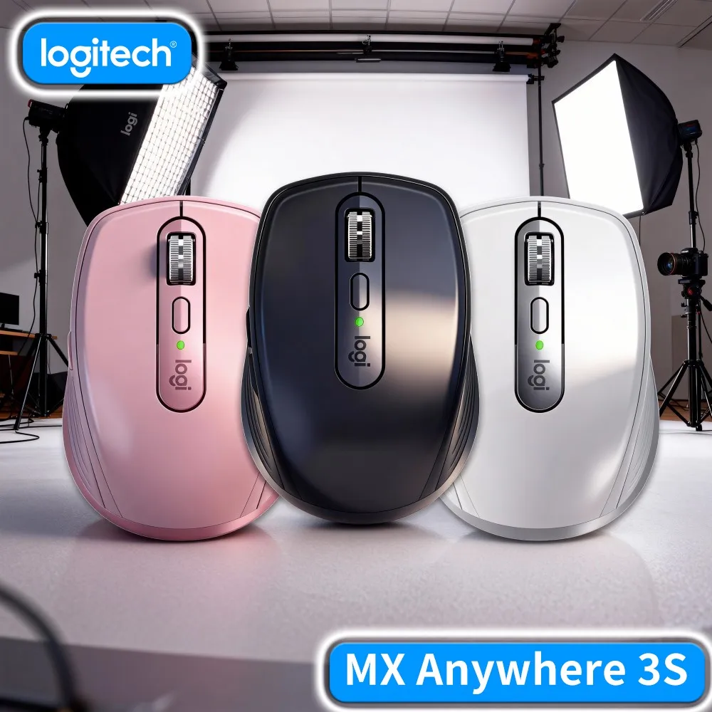 Stable Detect Travel Mouse Logitech MX Anywhere 3S Smart Scroll Performance For Freehand Illustrator Drawing Sort Tasks