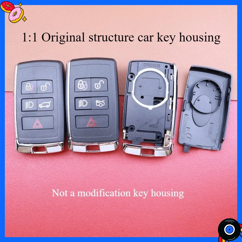 

Car Key Fob Shell Case Housing for Jaguar F-Pace F-Type XE XF XJ for Land Rover Discovery Freelander Range Rover Sport Evoque