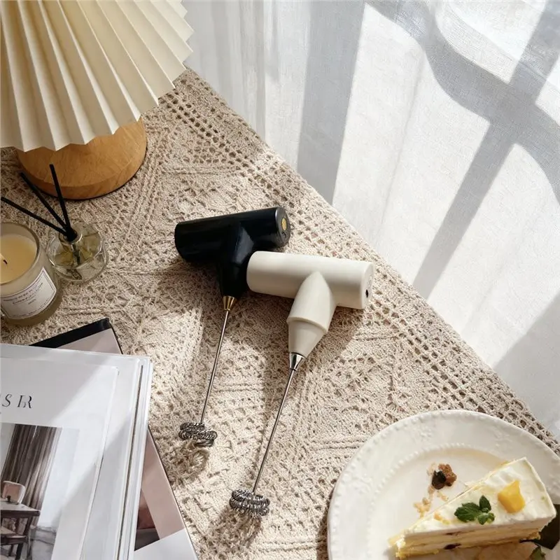 [NEW!N92R】 Egg Beater Hand Mixer 2PCS Electric Mixer Wireless Battery Operated Blender Electrical Handheld