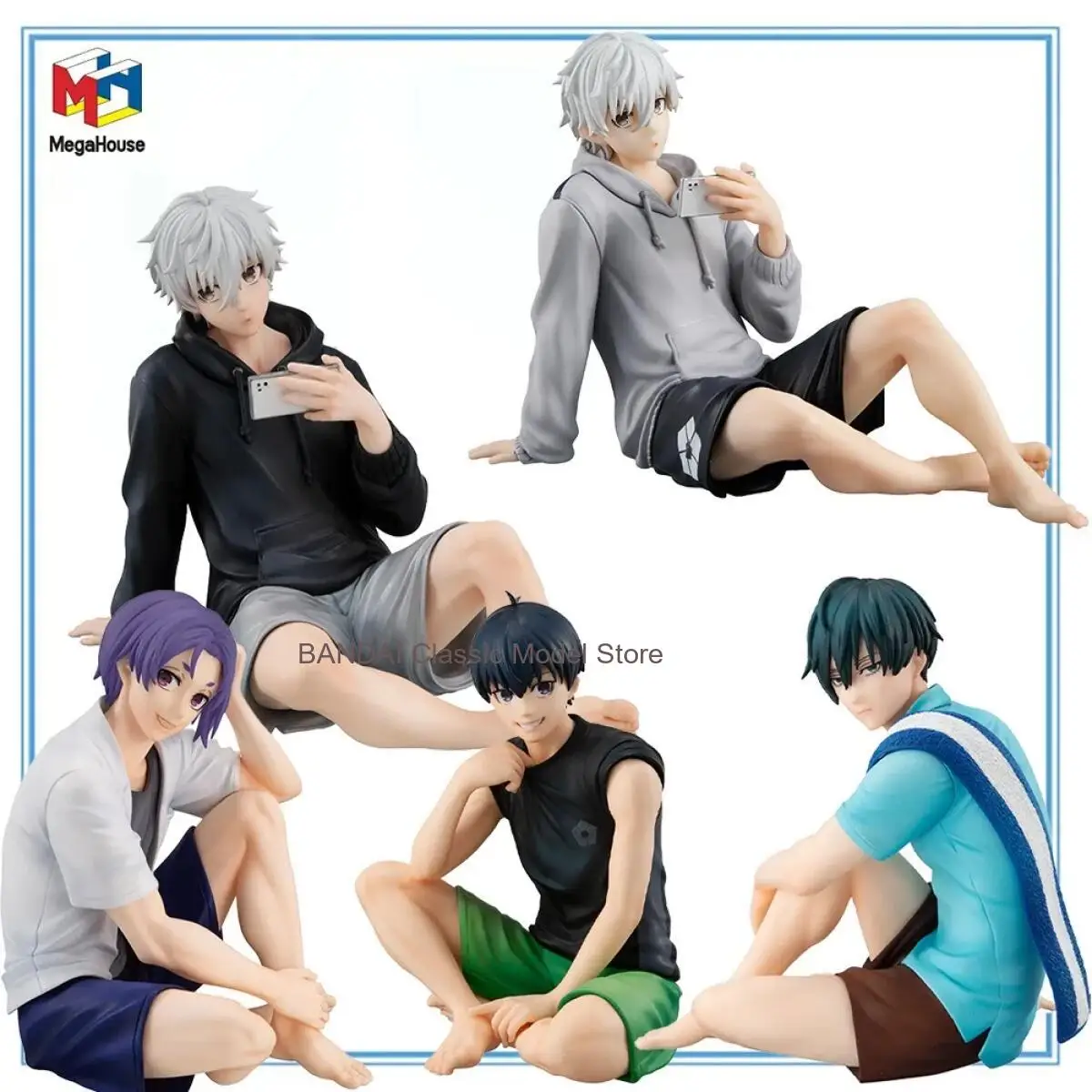 

100% Original in Stock MegaHouse G.E.M. BLUE LOCK Seishiro Nagi YISAGI YOICHI Rin Itoshi Reo Mikage Anime Figurev Garage Kit