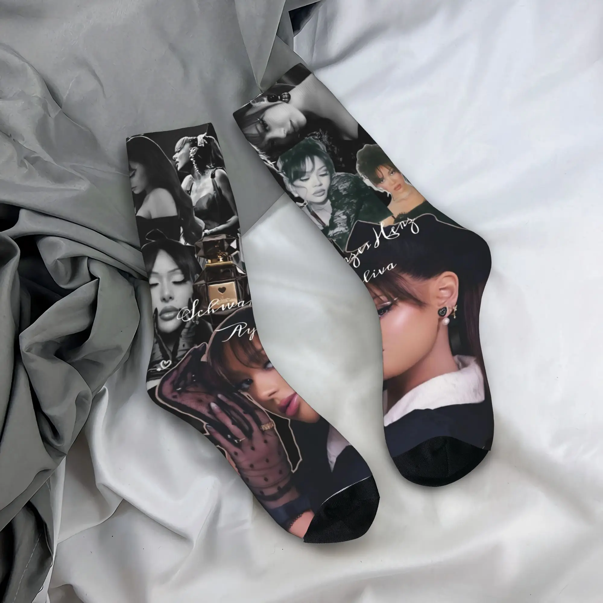 

Носки Ayliva Singer Tour 2025, аксессуары для мужчин и женщин, носки средней длины, супер мягкий подарок на день рождения