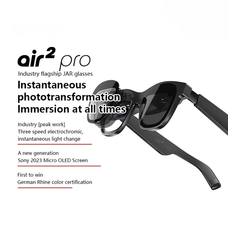 Air 2 Pro Nreal Air Smart Ar Brille tragbarer Raum Riesen bildschirm 1080p Anzeige mobilen Computer HD privaten 130 Zoll Bildschirm