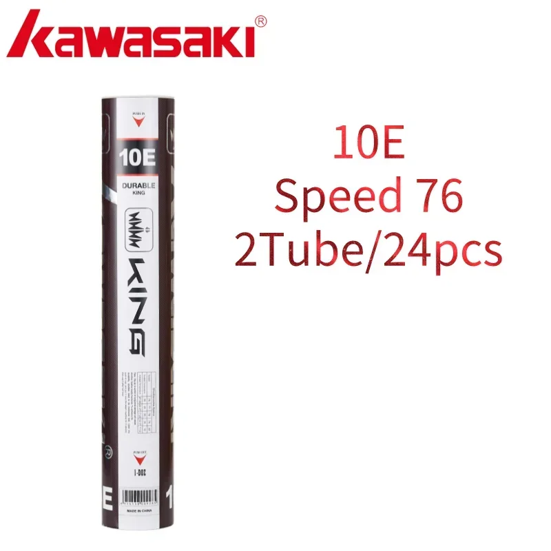 Kawasaki Badminton Shuttlecock Feather for Clubs&Training KING 8E/10E Goose Feather Badminton Ball Durable Shuttlecock Badminton image 3