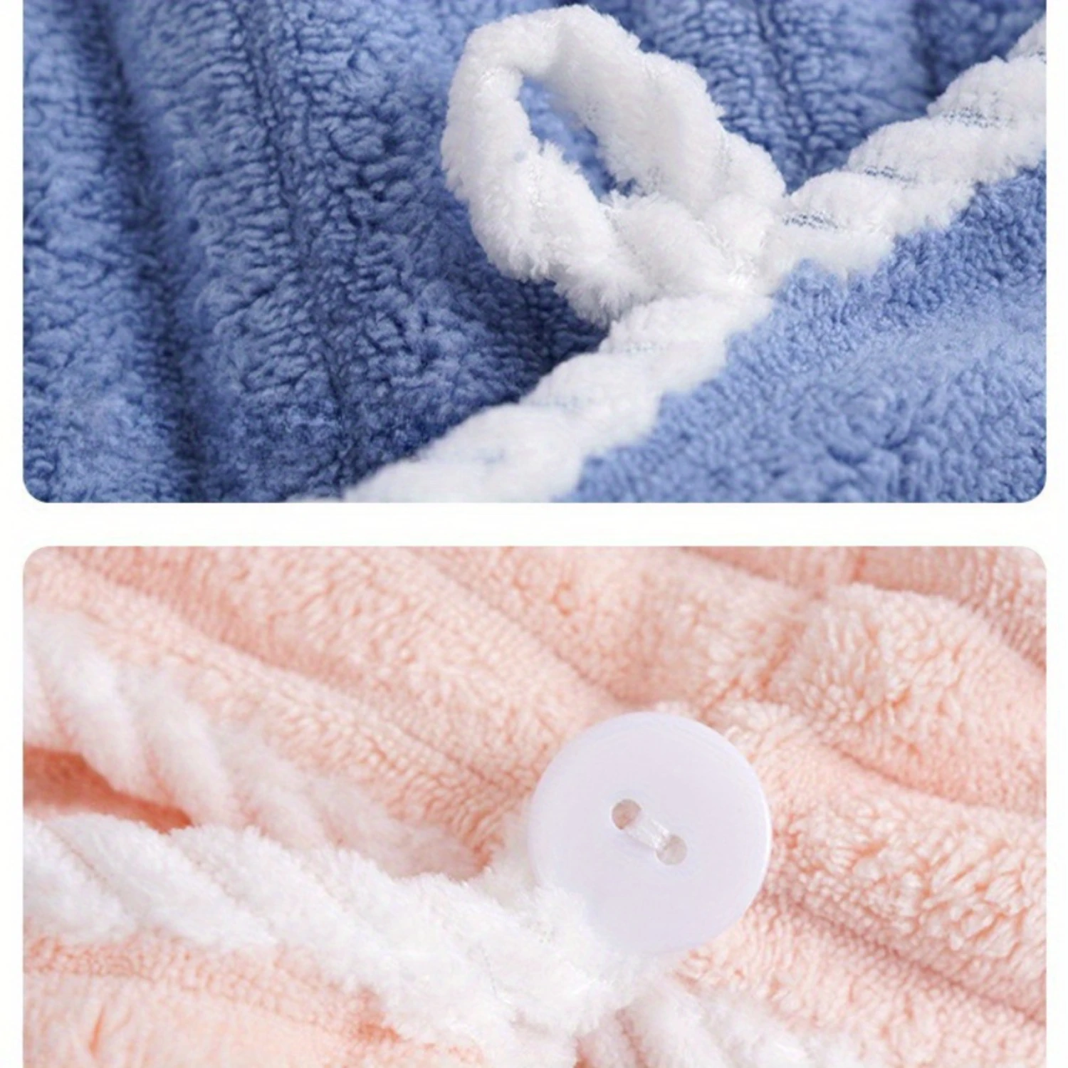 Coral Velvet Bath Towel Set - Thick, Absorbent, Soft - 3 Piece, Non Shedding - for Shower Use