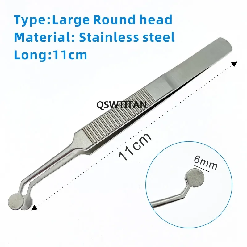 Ophthalmic Eyelid Massage Forcep Eye ศัลยกรรมพลาสติกแหนบ Ophthalmic Surgical Forceps