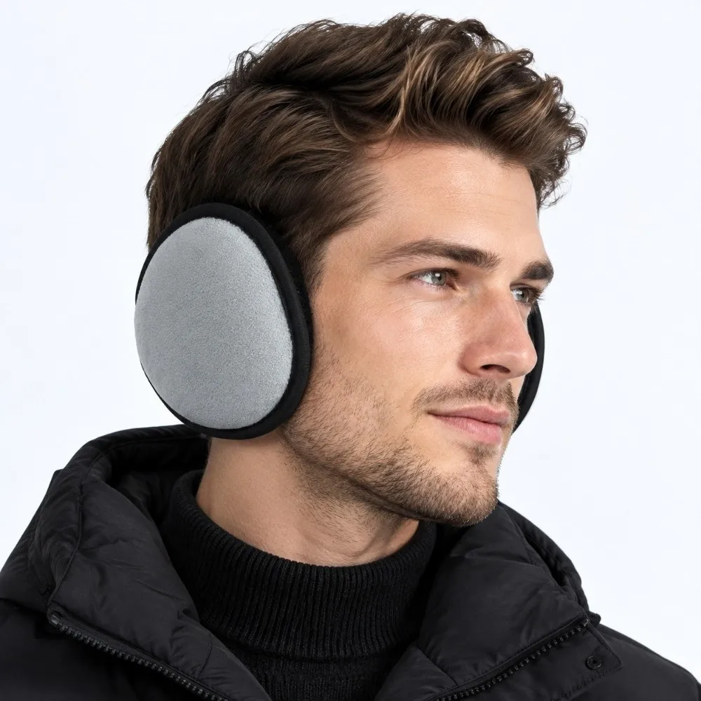 New Thicken Warm Ear Muffs Velvet Soft Cozy Fur Earmuffs Windproof Winter Earmuffs Unisex Style