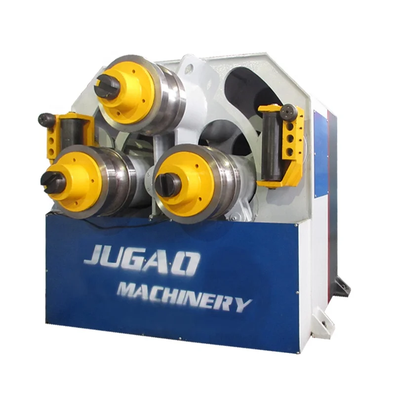 High Power square Tube Steel Pipes  Profile Tube Bender Hydraulic 3 Roll Pipe Bending Machine