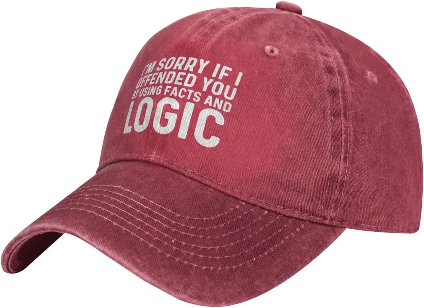 I'm Sorrys If I Offended You by Using Facts and Logic Hat Men Dad Hat Cool Caps