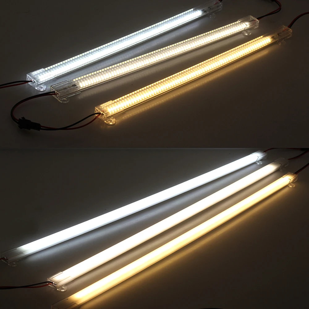 2-12x LED Rigid Strip Night Lamp Under Cabinets 72 LEDs 30cm 40cm 50cm 8W With Switch ON/OFF USB LED Bar lights Desk Bulb 220V