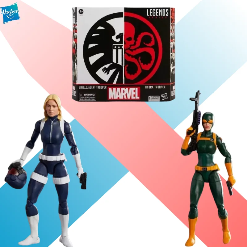 

【IN STOCK】Hasbro Marvel Legends S.H.I.E.L.D. Female Agent Hydra Female Soldier Double Set 6-inch FigureLuxury Set Collectiongift