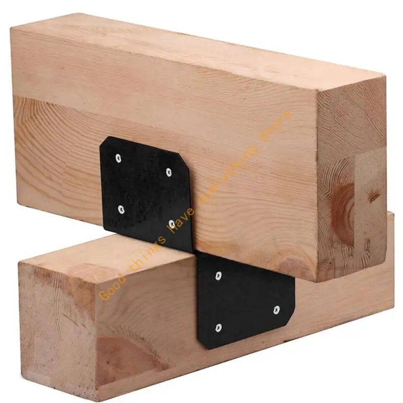 Balkenbügel Deck Geländer versteckte Stecker Hartbeträge Klammern Holzarbeiten Strahlstütze für Pergolas Handläufe 55kf