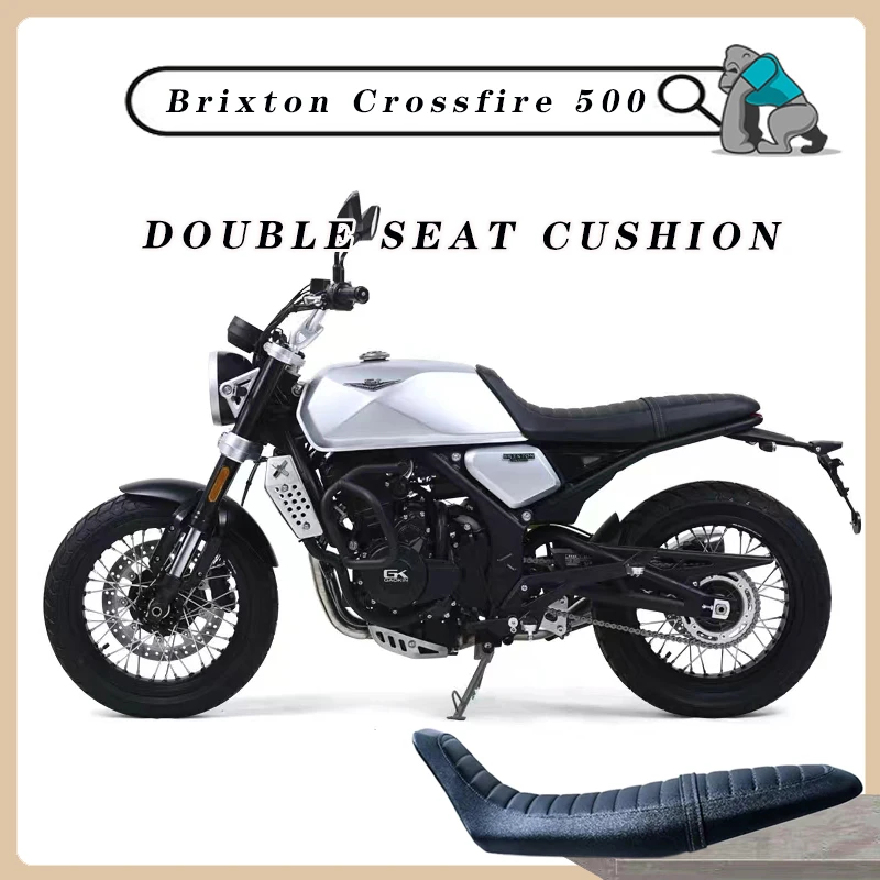 

Original Retro Motorcycle Flat Double Seat Cushion for Brixton Crossfire 500