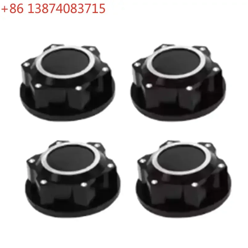 AEF2-4Pcs Aluminum For Arrma 1/5 Kraton 8S Outcast 8S RC Car 24Mm Hex Wheel Nuts Wheel Hub Cover Dustproof Anti-Skid