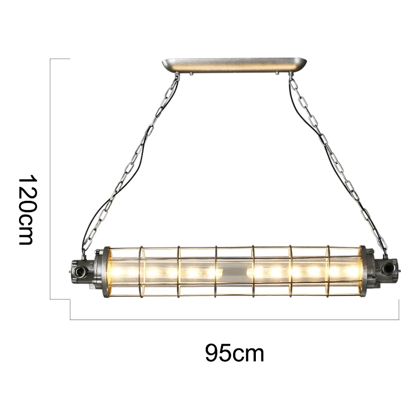 Retro industriële kroonluchter Amerikaanse stijl ijzeren kunst hanglamp voor loft, retro restaurant, bar, koffieshop voor design hanglamp