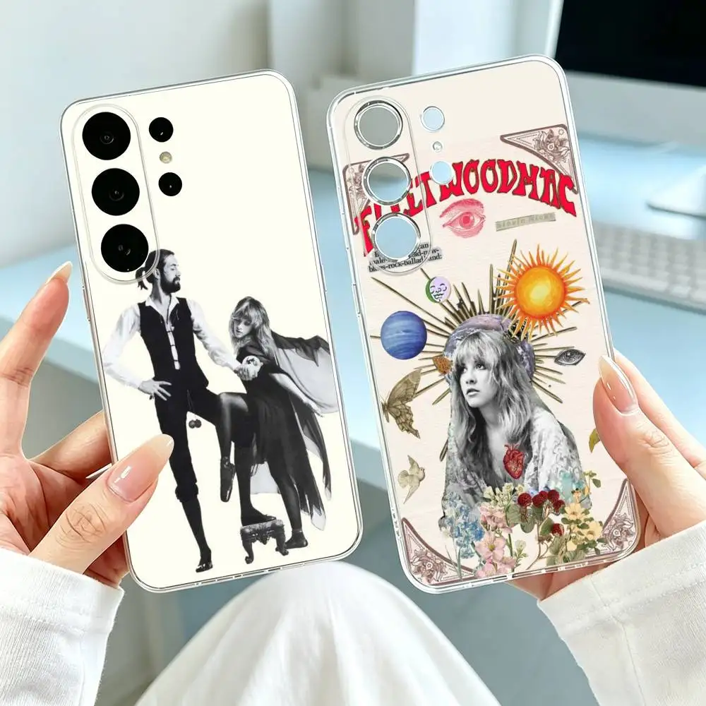 Fleetwood Mac B-Band  Phone Case For Samsung S25,S24,S21,S22,S23,S30,Ultra,S20,Plus,Fe Transparent Cover Gift
