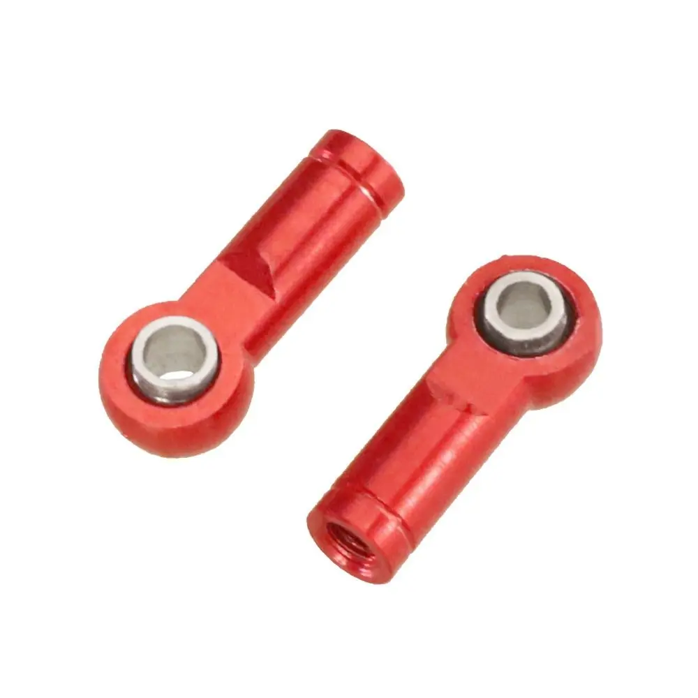 5Pcs Aluminum Alloy M2.5 Rod End Ball Head Joints Holder Tie Multicolors Ball head hole 2.5mm Right-Hand Screw Head Length 19mm