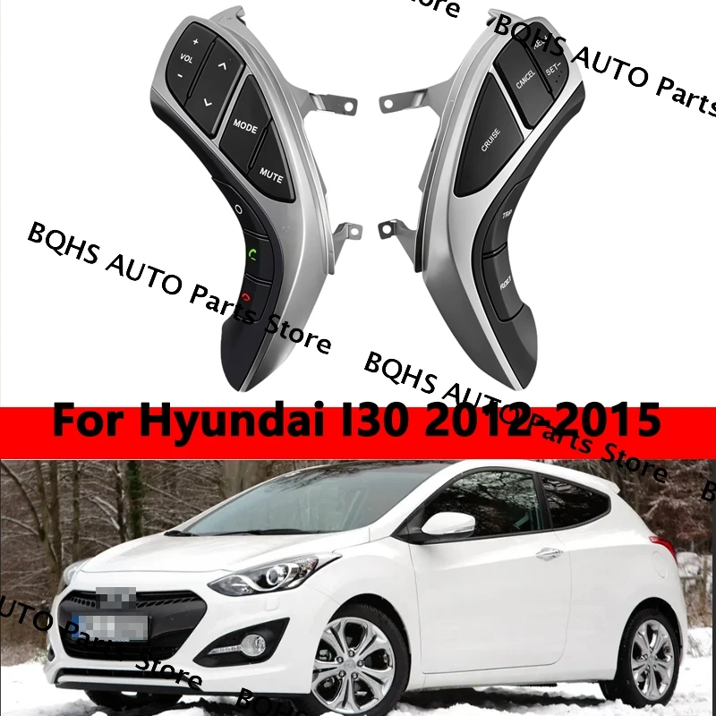 

Steering Wheel Buttons Phone Cruise Controller Car Accessories BINGWFPT Button Switch For Hyundai Elantra i30 2012-2015