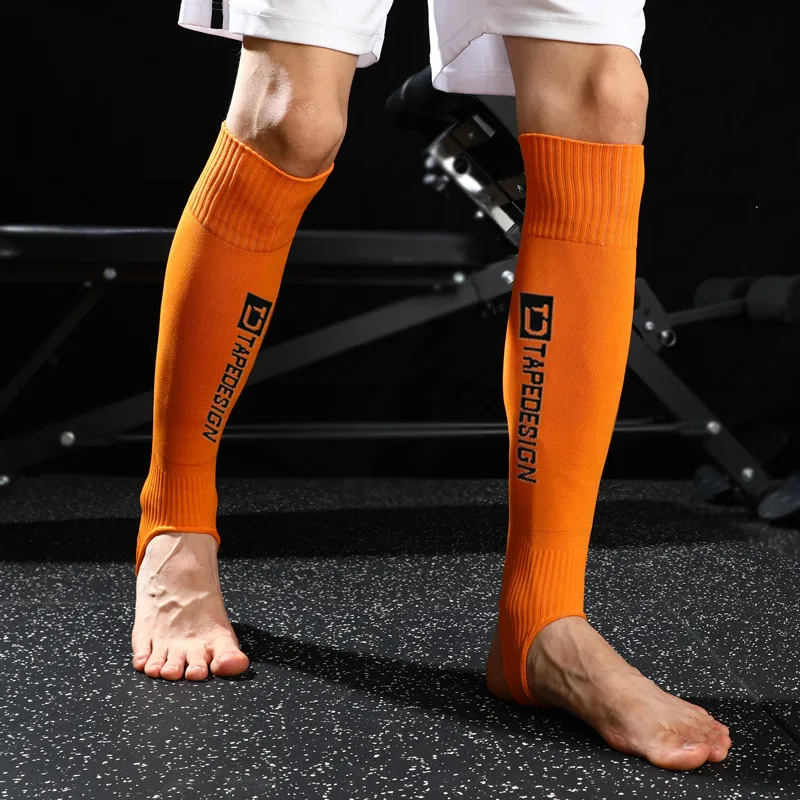 long-style Soccer Football Shin Guard Teens Socks Pads Professional Shields Legging Shinguards Sleeves Protective Gear