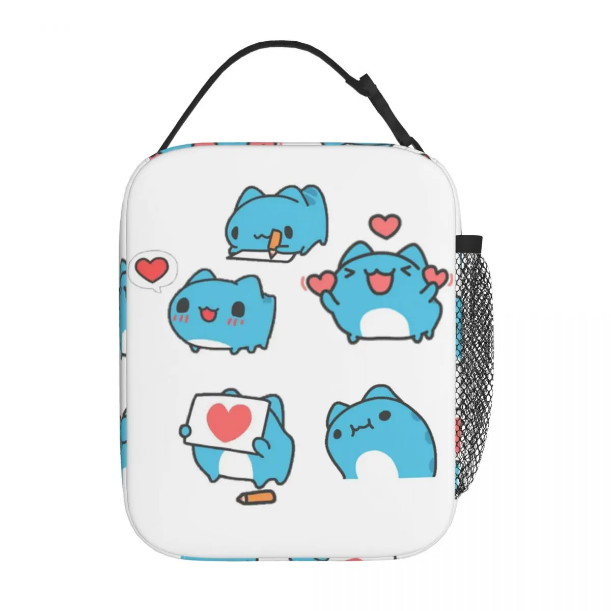 Comic Cat Bugcat Capoo Insulated Lunch Bag for Women Children Portable Food Boxes Thermal Lunch Box Tote