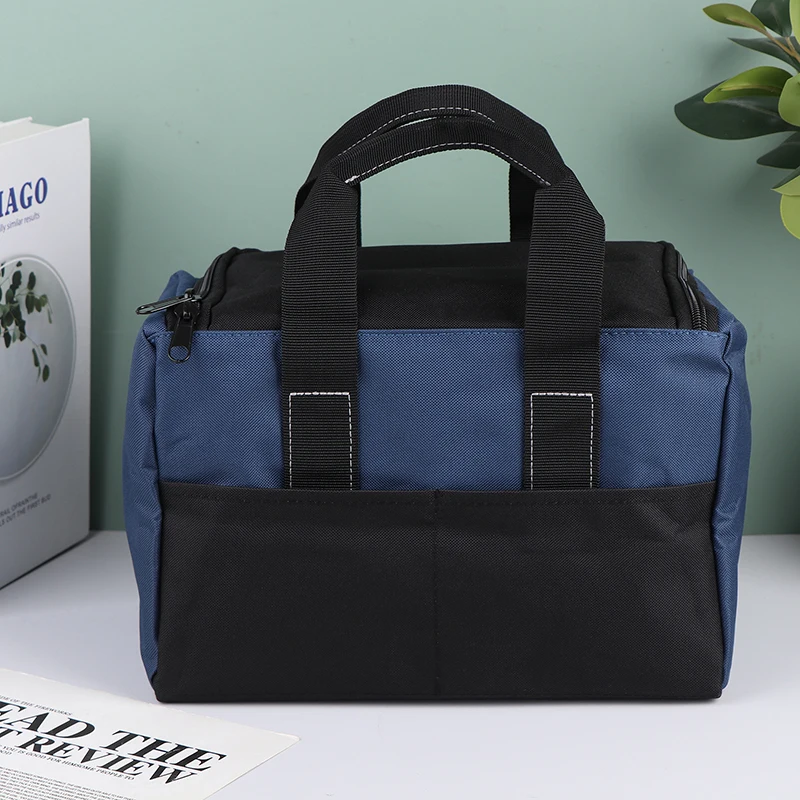 1Pc Multi Pockets Tool Bag With Handle Toolkit Tool Organizer With 30% More Capacity Waterproof Tool Pouch For Electrician Tools