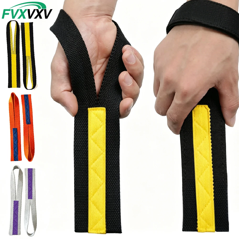 1Pair Lifting Wrist Straps for Weightlifting,Padded Hand Bar Grips Wraps for Deadlift,Heavy Duty Lifting Straps for Men Women