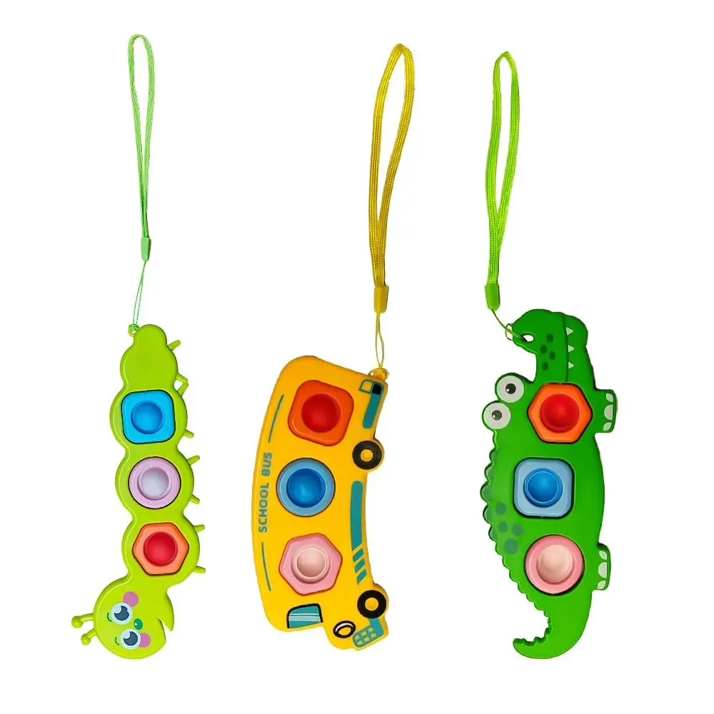 

Fidget Popper Baby Sensory Toys Early Education Cartoon Finger Press Toys Gift Fine Training Montessori Toy