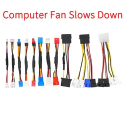 Computer chassis fan 4 pin speed line graphics card fan 2.5P speed 4PIN mute 4D3pin radiator