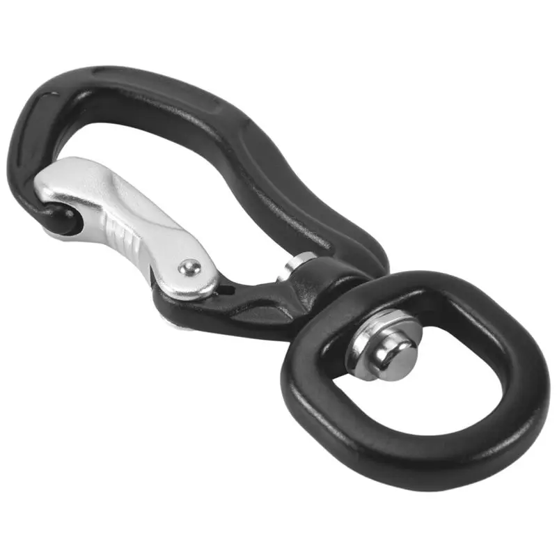360° Swivel Rotating Carabiner Clip,Multifunctional Aluminium Alloy Carabiner D Buckle For Outdoor Camping Hiking