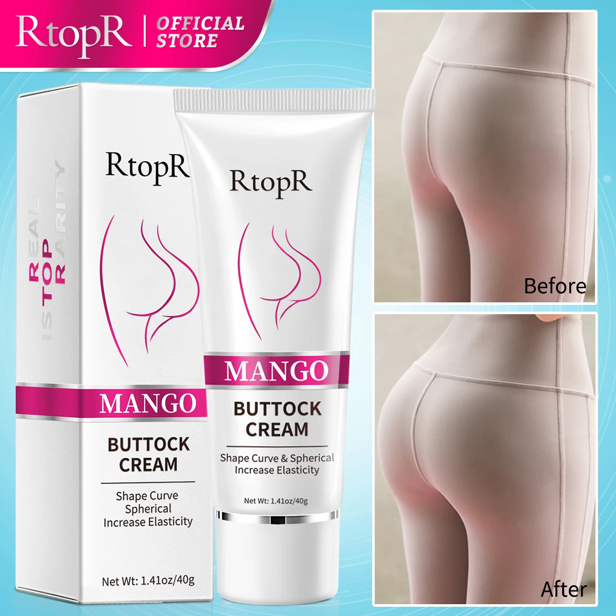 Mango Buttock Enhancement Cream Body Skin Care Hip Firming Cream Whitening Moisturizing Sexy Buttock Treatment