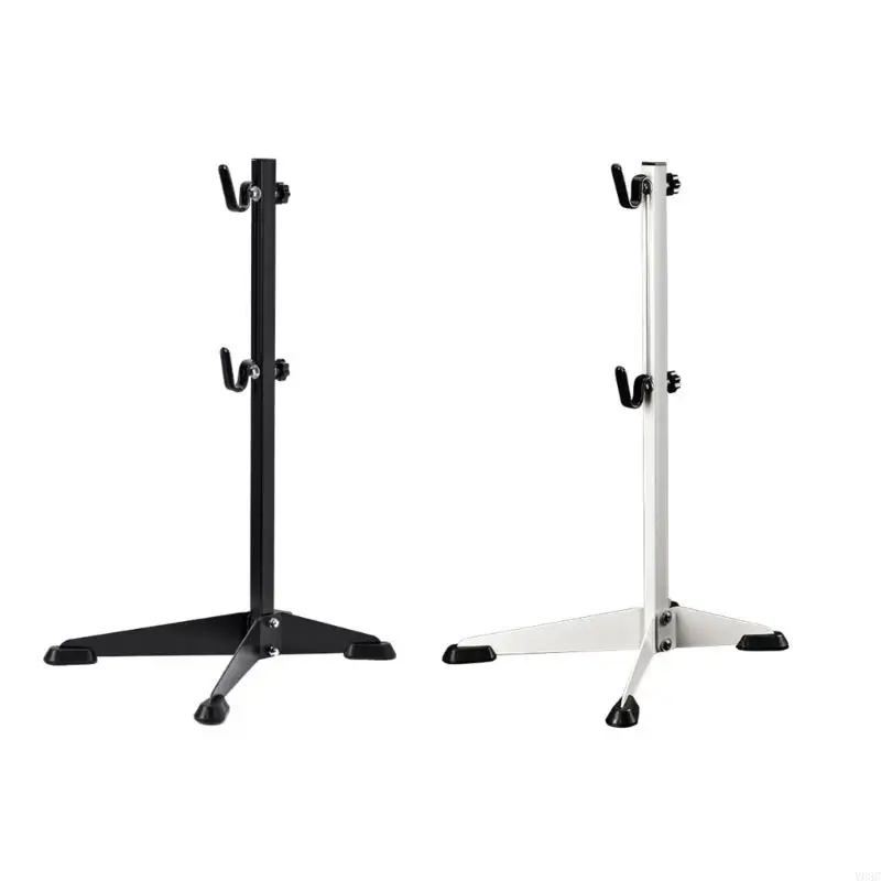

Y08C Space Saving Bike Storage Rack High Strengths Aluminum Alloys Bicycles Stand for Maintenances Stand