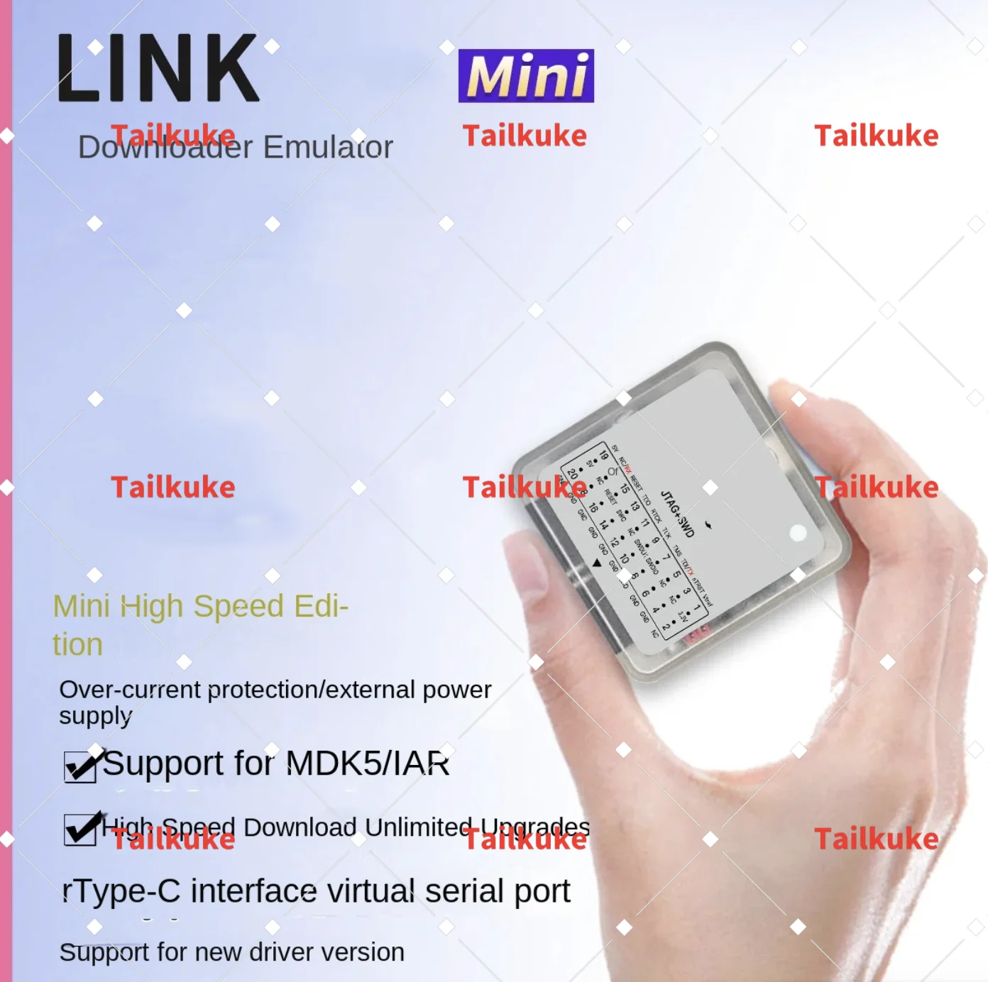 

Мини-загрузчик для моделирования J-LINK, совместимый с программированием записи микроконтроллера STM32.