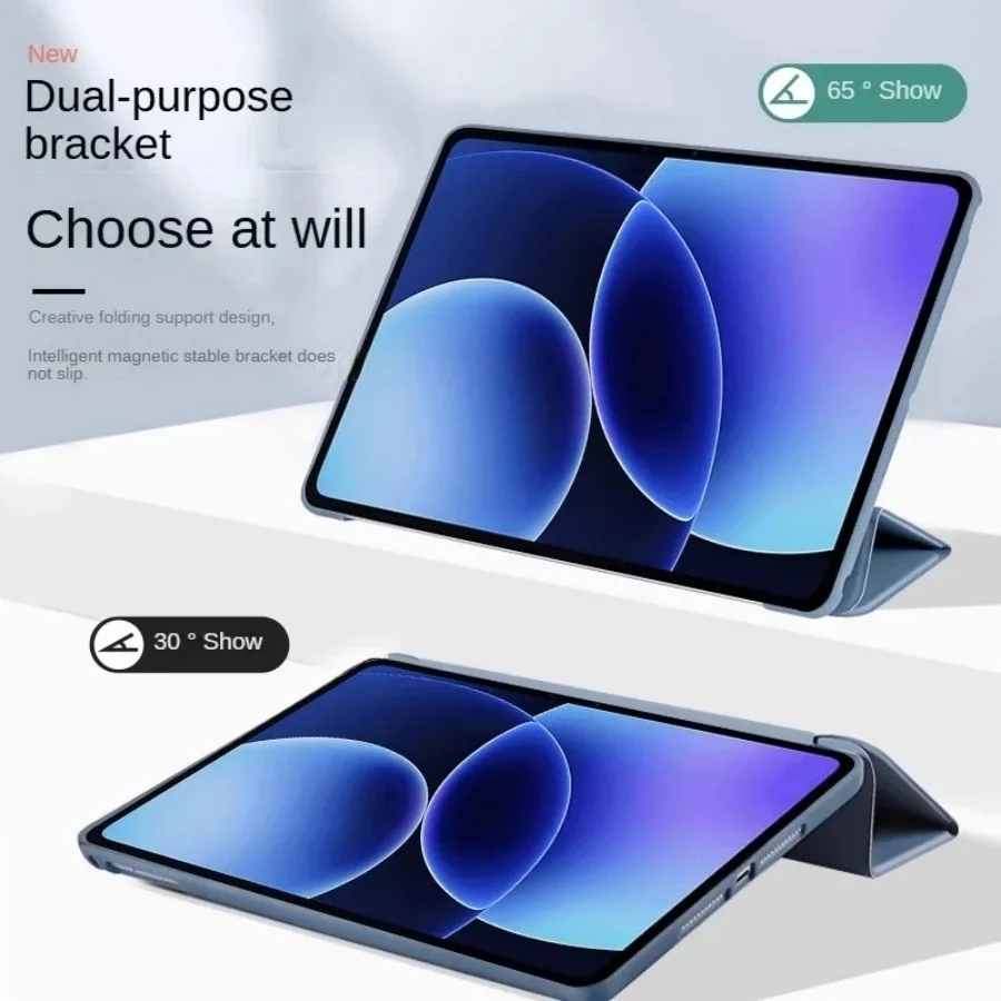 Tablet Smart Case for Lenovo Legion Y700 2026 Gen 5 Gen5 TB323FU 8.8 inch Tri-folding PU Leather Shockproof Stand Cover Funda