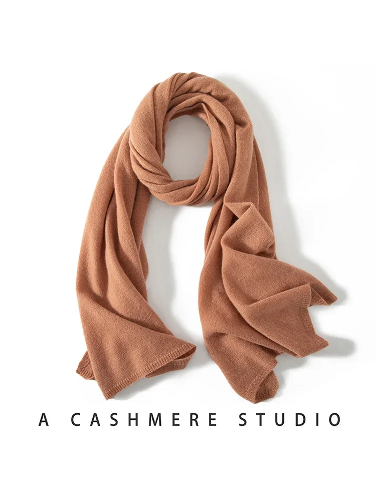 Wool Cashmere Scarf Pashmina Solid Basic Simple Big Scarves Wrap Shawl Cashmere Women Autumn Winter Light-thin Outer Wraps Hijab