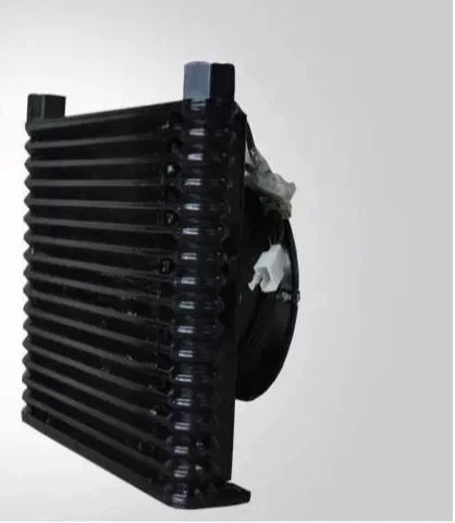 25L/min 3Mpa Small Hydraulic Oil Radiator, AJ1025T‑CA Aluminum Alloy Oil Cooler Heat Exchanger for Equipment Cooling