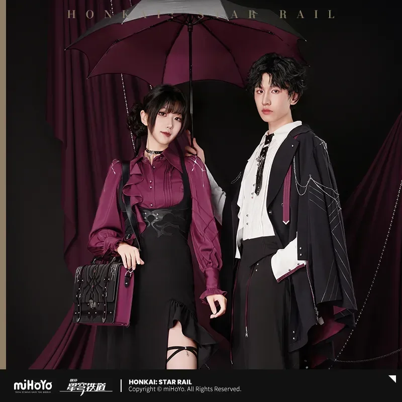 Kafka Game Honkai: Star Rail Jackets Official MiHoYo Theme Cosplay Costume Cloak Trench Unisex Hallowmas Fans Gifts