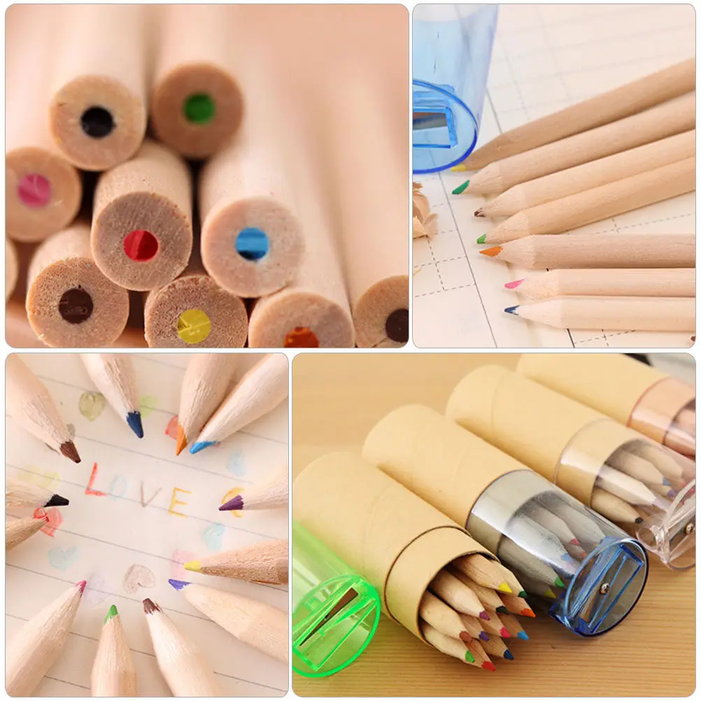 48Pcs Premium Coloring Pencils for Art Drawing Painting School Supplies Portable Lightweight Water-Soluble Oily Lead