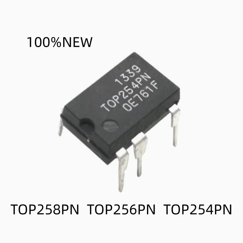 (10 Pieces) 100% New Top258Pn Top256Pn Top254Pn Dip-7 Liquid Crystal Power Driver Management Chip