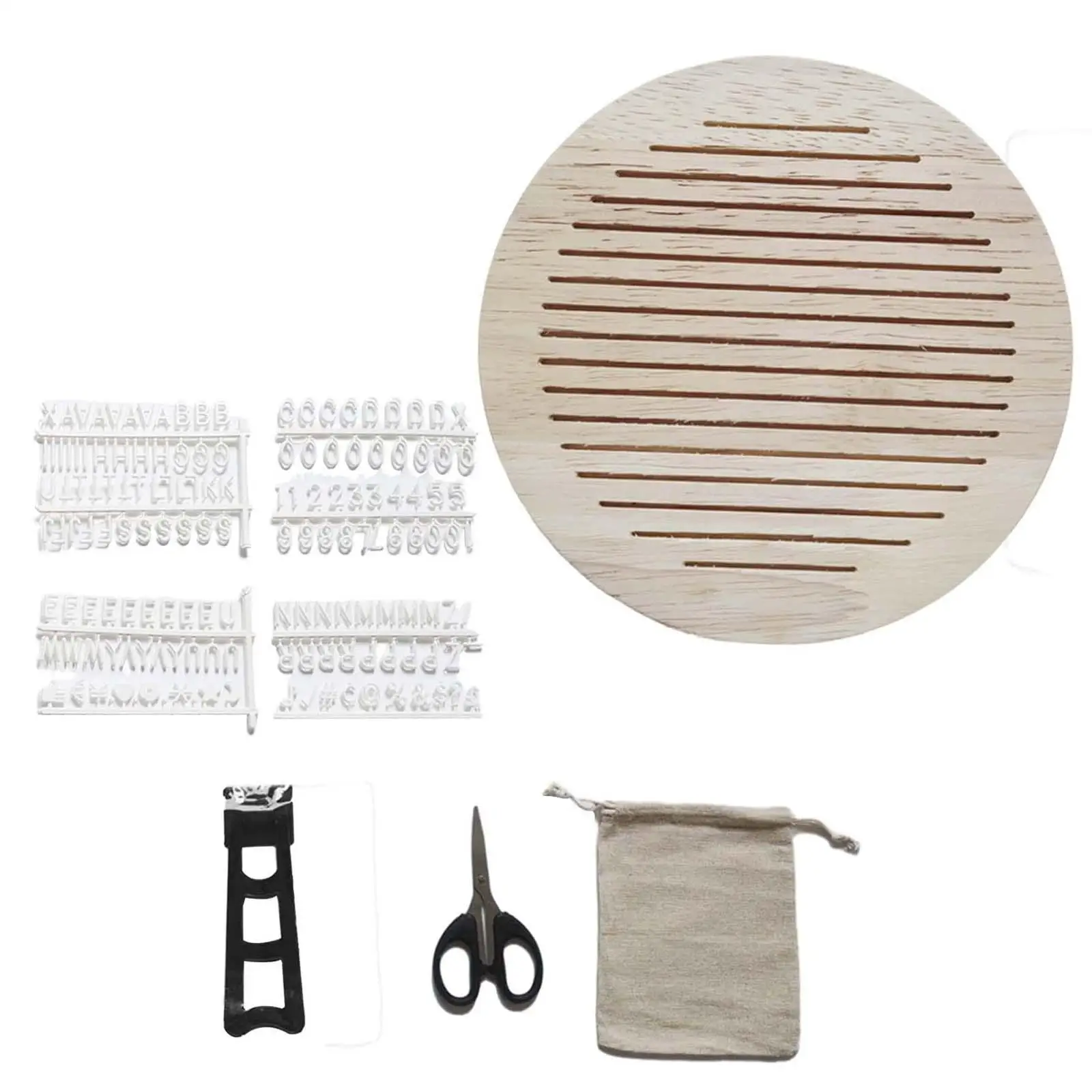 Wood Letter Board Round Monthly Cards for Baby Shower Newborn Photo Props