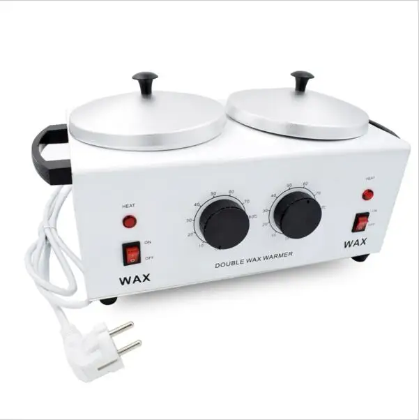 

Best Selling Depilatory Double Pot Wax Warmer for Melting Bath Paraffin Heater for Sale